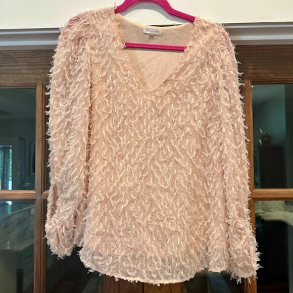 🔹Pink Blu Pepper Boutique Textured‎ Top - Picture 1 of 8